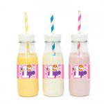 מדבקות מלבניות לעיצוב FUN ורוד