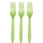 מזלגות חד פעמיים - פרש ליים 24 יח