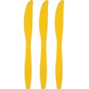 סכינים חד פעמיים - צהוב 24 יח