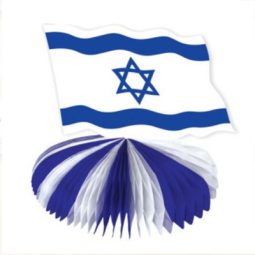 קישוט מרכז שולחן - דגל ישראל
