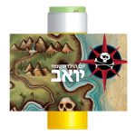 מדבקות לבועות סבון - מפת הפיראטים