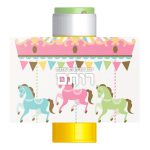 מדבקות לבועות סבון - קרוסלה קסומה