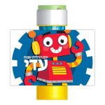 מדבקות לבועות סבון - רובוטים