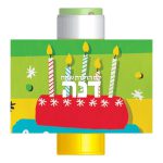 מדבקות לבועות סבון - פסים צבעוניים