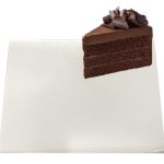 תחתית לעוגה ריבוע לבן 34 ס"מ