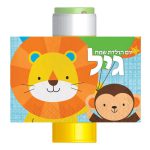 מדבקות לבועות סבון - FUN תכלת