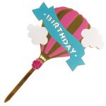 טופר אקרילי בלון פורח