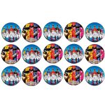 דף לקאפקייקס פאוור ריינג'רס 1