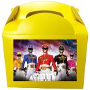 קופסאות עם מדבקות בעיצוב אישי - פאוור ריינג'רס