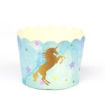 גביעי קאפקייקס חד קרן זהב