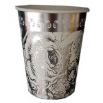 כוסות נייר חם/קר וינטאג' כסוף קלאסי