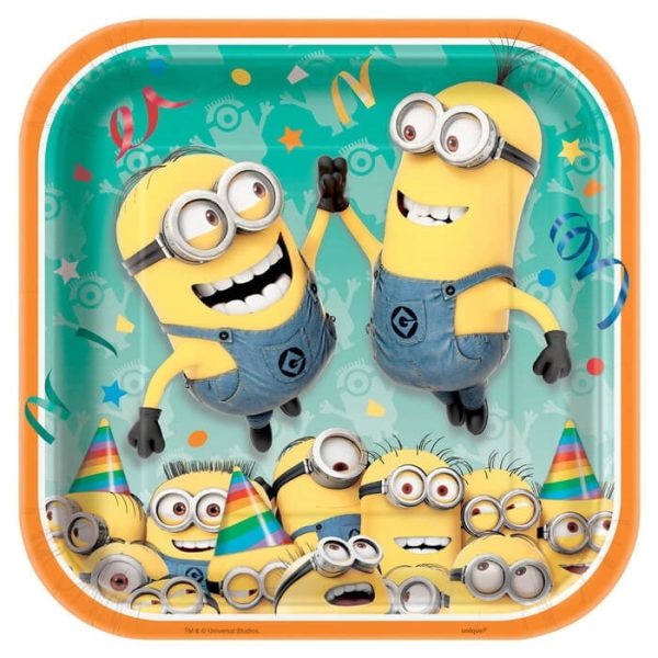 חבילת יום הולדת המיניונים 8 מוזמנים