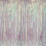 וילון פרנזים מטאלי - פנינה