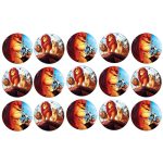 דף לקאפקייקס מלך האריות 1