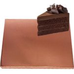 תחתית לעוגה ריבוע רוז גולד 34 ס"מ