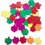 קונפטי סביבונים ציבעוניים - חנוכה שמח!