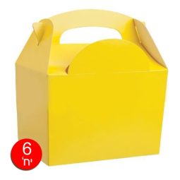 קופסאות מסיבה צהובות