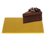 תחתית לעוגה מלבן זהב 45*30 ס"מ