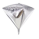 בלון הליום יהלום - כסף