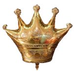 בלון הליום גדול כתר זהב