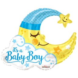 בלון הליום ירח it's a baby boy