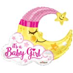 בלון הליום ירח it's a baby girl