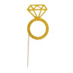 קיסמים טבעת יהלום זהב מנצנץ