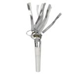 מנשפים פרנזים כסף מטאלי