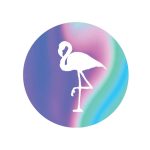 תמונה אכילה עגולה פלמינגו הולוגרפי 1