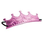 כתר בד מבריק - ורוד