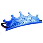 כתר בד מבריק - כחול