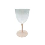 מיני כוסות יין רגל ורודה