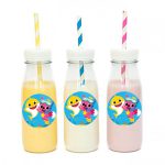 מדבקות עגולות לעיצוב בייבי שארק