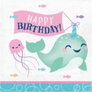 מפיות גדולות happy birthday דולפין חד קרן