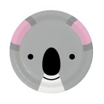 צלחות נייר קטנות קואלה - חיות