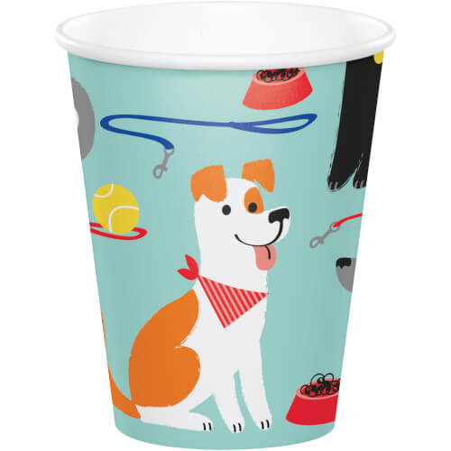 כוסות נייר חם/קר מסיבת כלבים