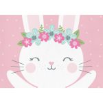 תמונה אכילה ארנבת פרחונית 1