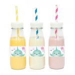 מדבקות מלבניות לעיצוב דולפין חד קרן