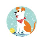 תמונה אכילה עגולה מסיבת כלבים 1