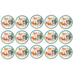 דף לקאפקייקס חיות היער