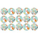 דף לקאפקייקס מסיבת כלבים