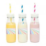 מדבקות מלבניות לעיצוב מסיבת פסטל