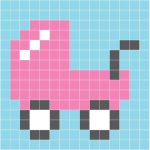 קיט רקמה תך קצר עגלה