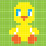 קיט רקמה תך קצר אפרוח