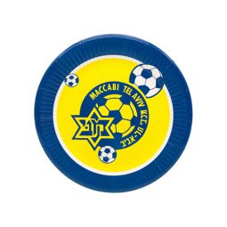 צלחות נייר קטנות מכבי תל אביב - כדורגל