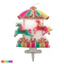 נר יום הולדת קרוסלה קסומה