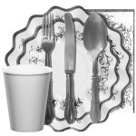 שולחן חג כסף קלאסי 8 אורחים