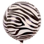 בלון הליום תלת מימד ג'ונגל זברה