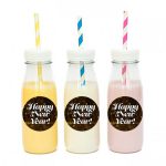 מדבקות עגולות לעיצוב New Year 1