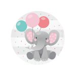 תמונה אכילה עגולה פיל קסום ורוד